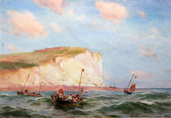 John Fraser (1858-1927) Seaford Head 20 x 30in.
